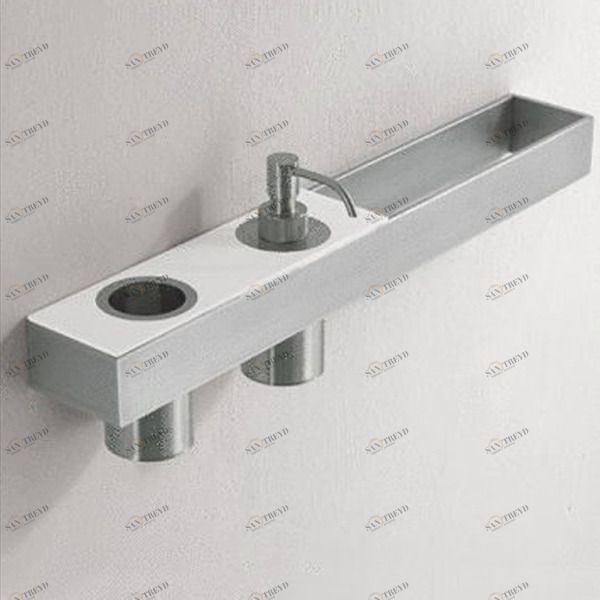 Полочка с 2 отверстиями TAPE13 Antonio Lupi TAPE длинная Antoniolupi