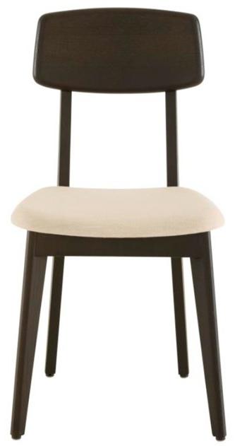 Ligne Roset Стул из лакированного орехового дерева со встроенной подушкой  10262733  - Вид №1