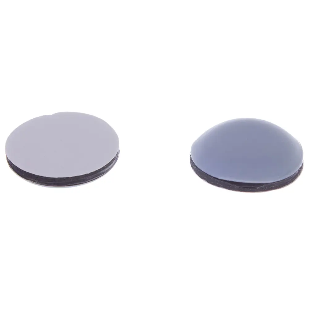 Накладки Standers PTFE 20 мм, круглые, пластик, цвет серый, 8 шт. 14155249 STLM-2093994 