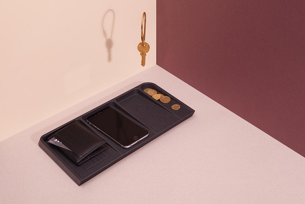 DYVIDEPBK Органайзер для рабочего стола le videpoche чёрный Doiy  - Вид №3