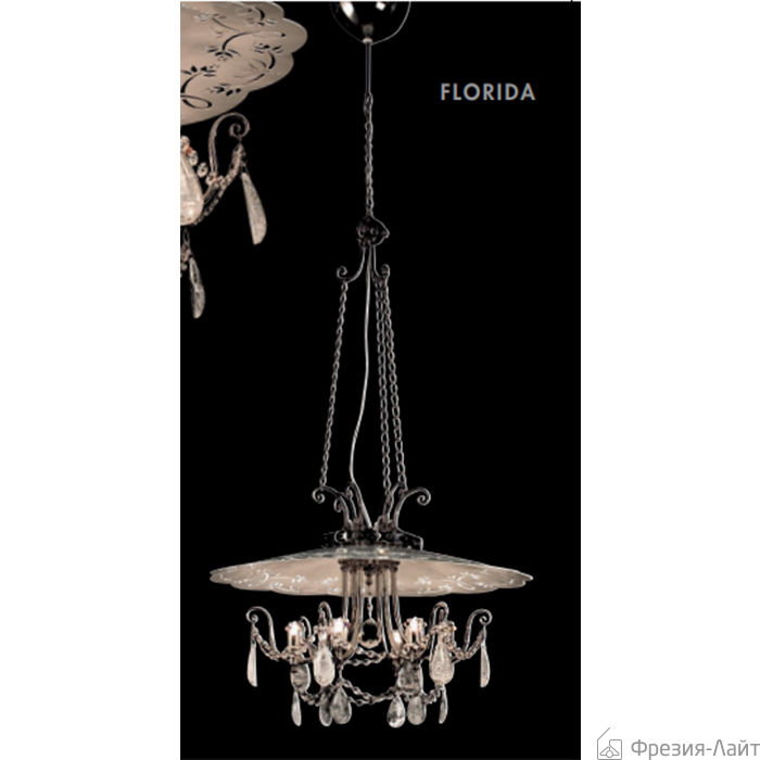 Lamp International 8132 nickel bagno люстра подвесная Florida 86767