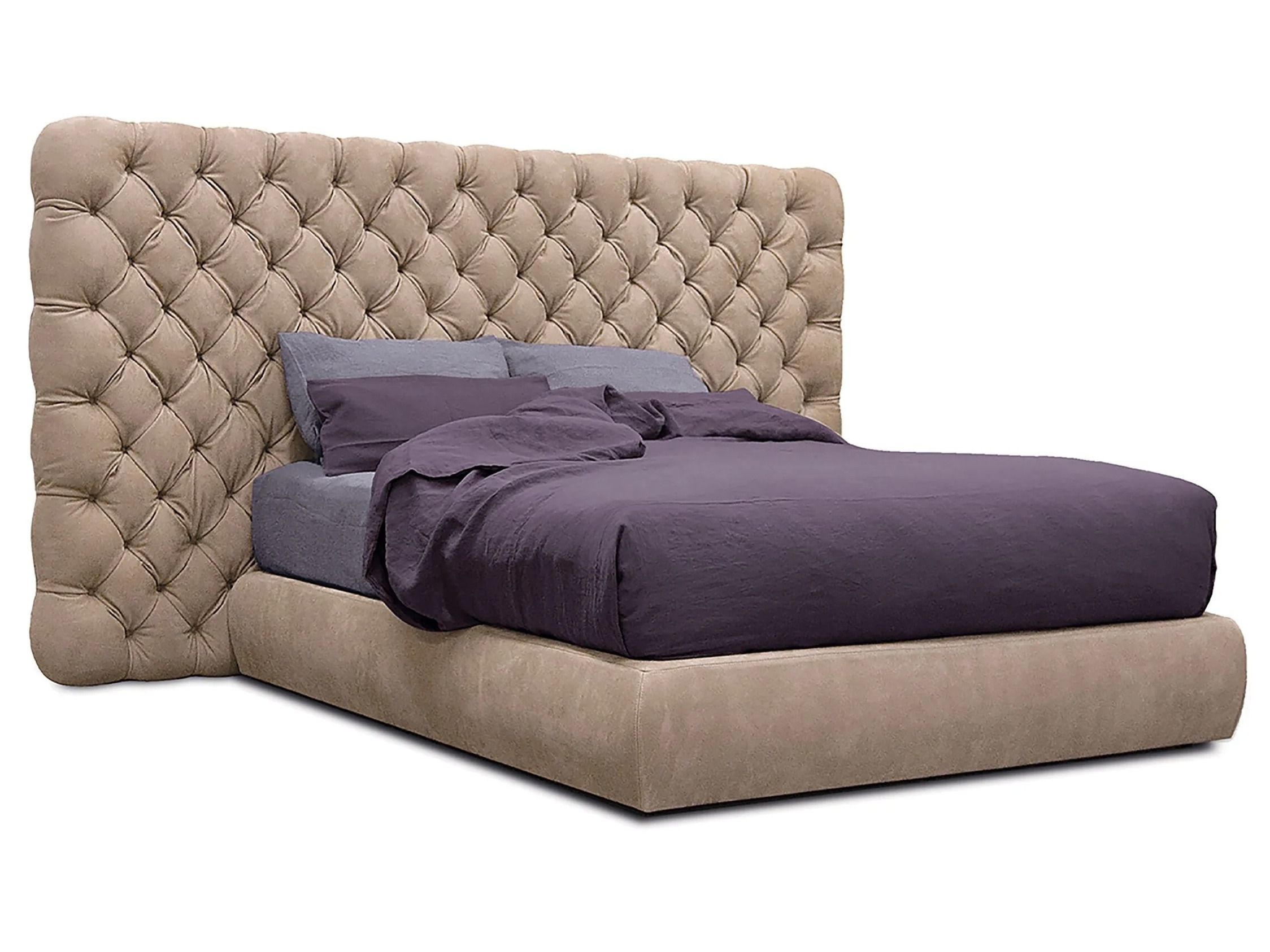 Двуспальная кровать с мягкой спинкой Baxter HEAVEN ARCH-00100755