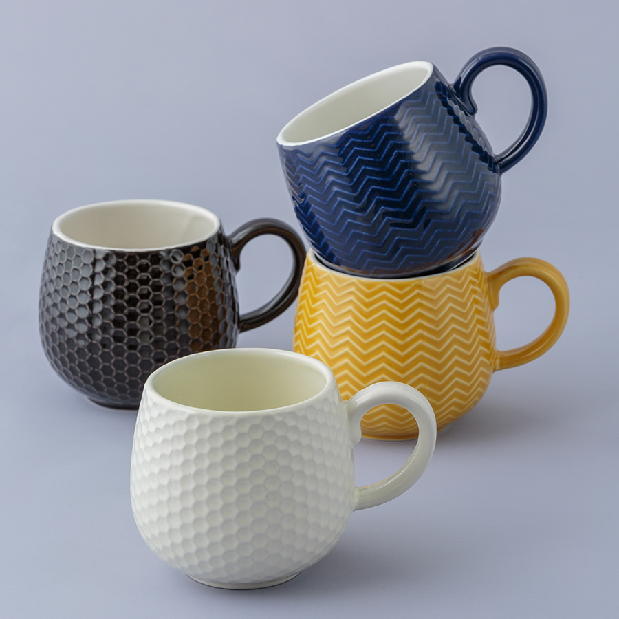 2002.143 Кружка embossed, 350 мл, синяя Mason Cash  - Вид №4