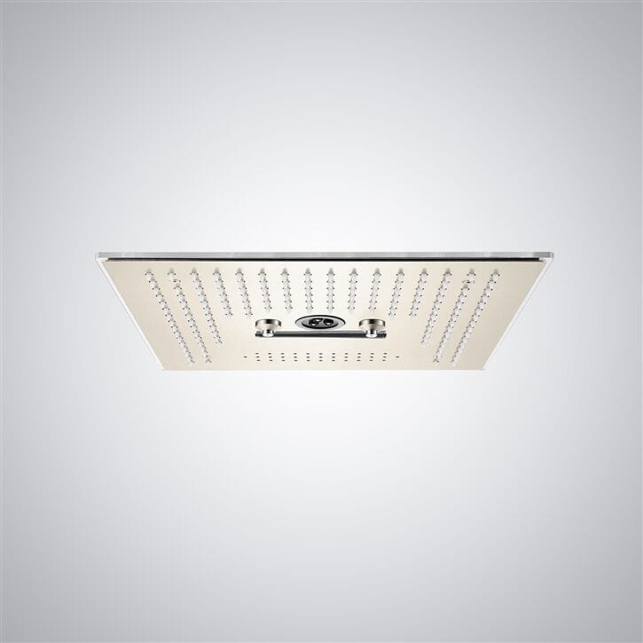 Светодиодная потолочная душевая головка из нержавеющей стали Fontana Showers Luxe Fontaine ARCH-00070123 - Вид №5