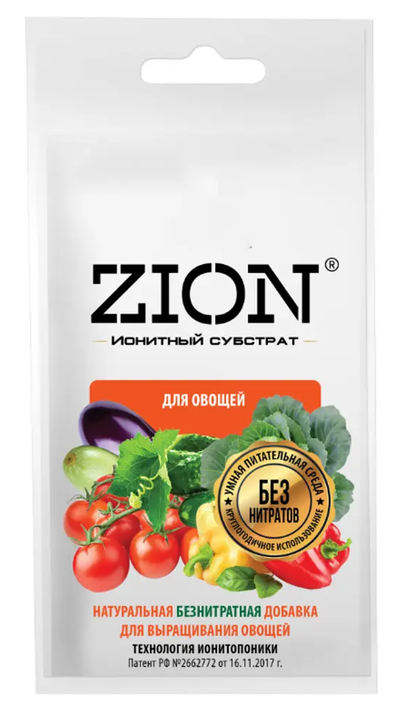 83742230 Субстрат Zion ионный для овощей 30г STLM-0044213