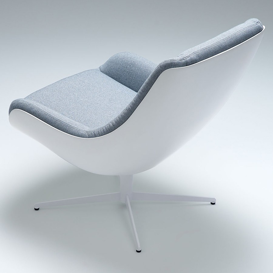 Кресло Lovebird, серо-голубое Sits S1367 - Вид №5