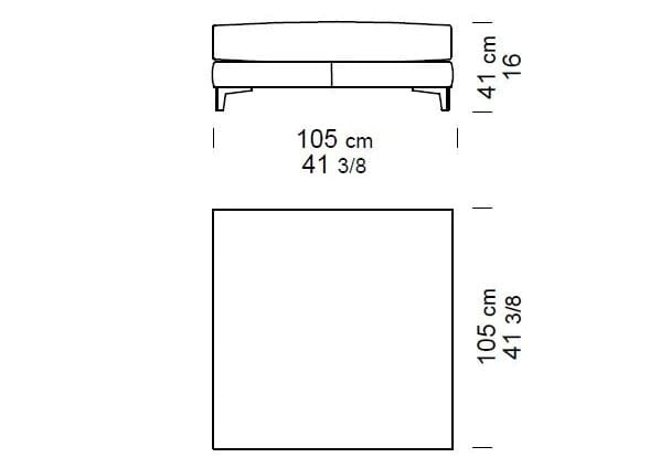 Кожаный пуф Borzalino ARCH-00134406 - Вид №2