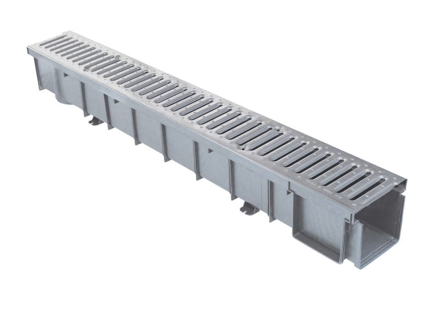 Модульный канал PP 130 Easy High с оцинкованной решеткой First Corporation First Plast ARCH-00059720