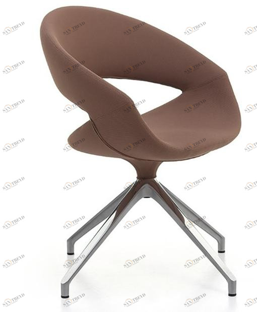 Linea Fabbrica Кресло на козелке тканевое для залов ожидания Spot soft sun-id-1346733