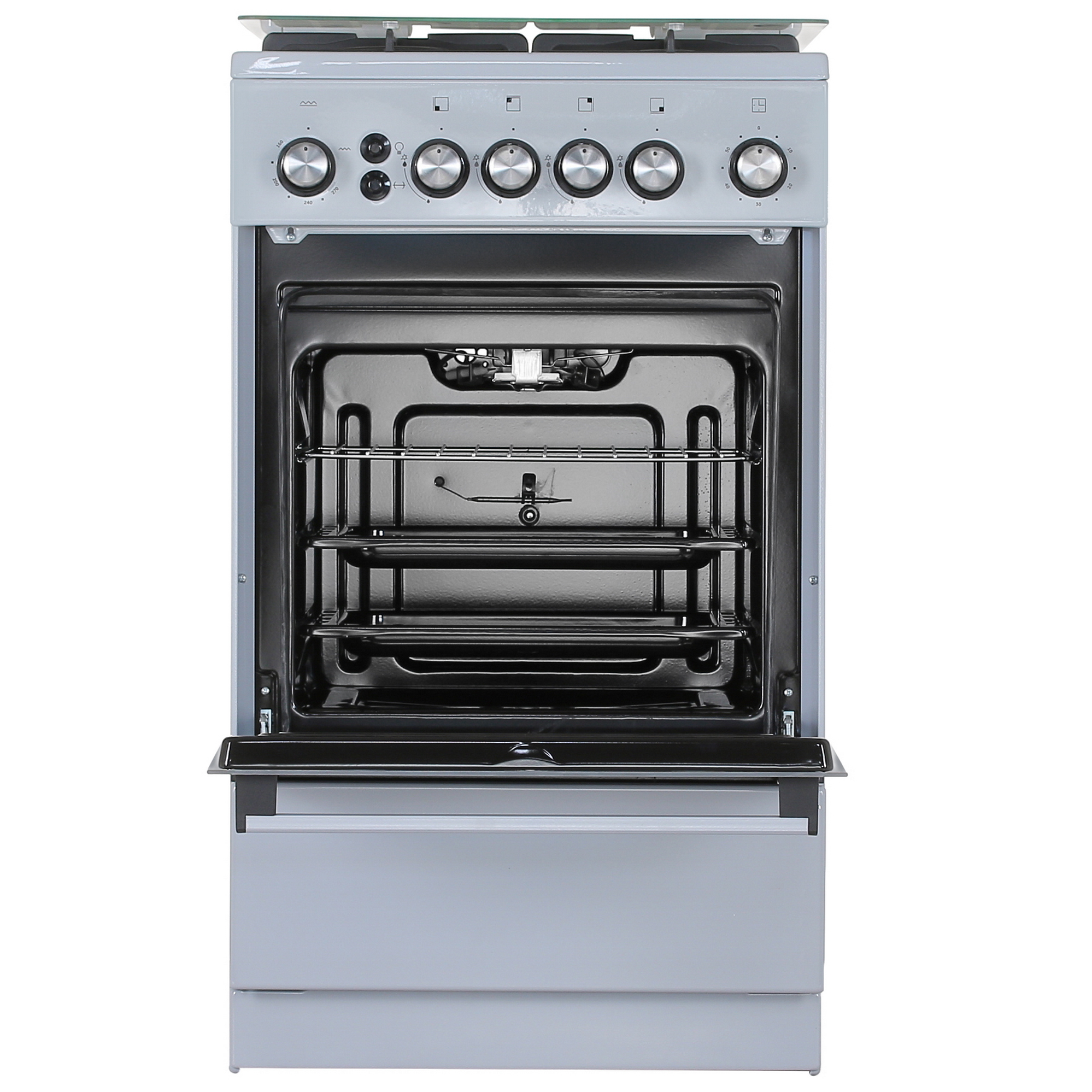 5366333 Газовая плита De Luxe 5040.40Г (кр) ЧР-012 серый STDN-0101430 - Вид №6