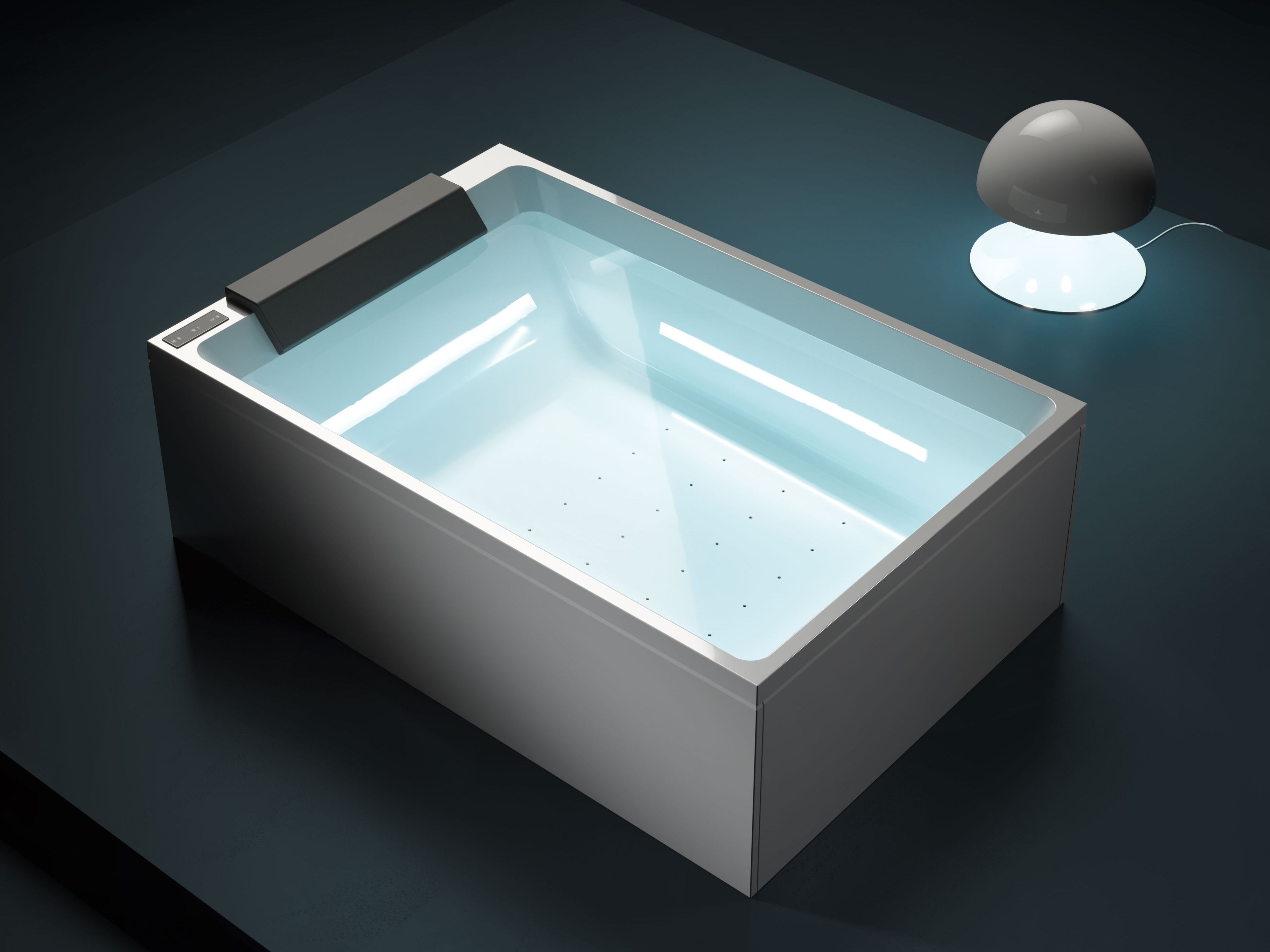 Прямоугольный мини-бассейн с гидромассажем Gruppo Treesse Minipiscine-Ghost ARCH-00118177 - Вид №4