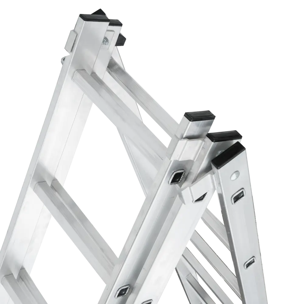 Лестница раскладная выдвижная 3-секционная Standers до 6.45 м 11 ступеней STLM-2080721 - Вид №7