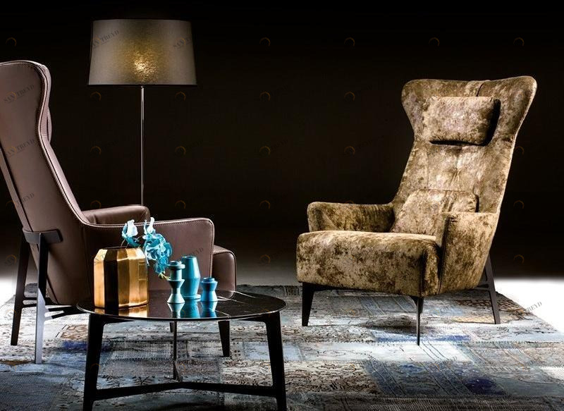 Borzalino Кресло Bergere из бархата sun-id-1433580