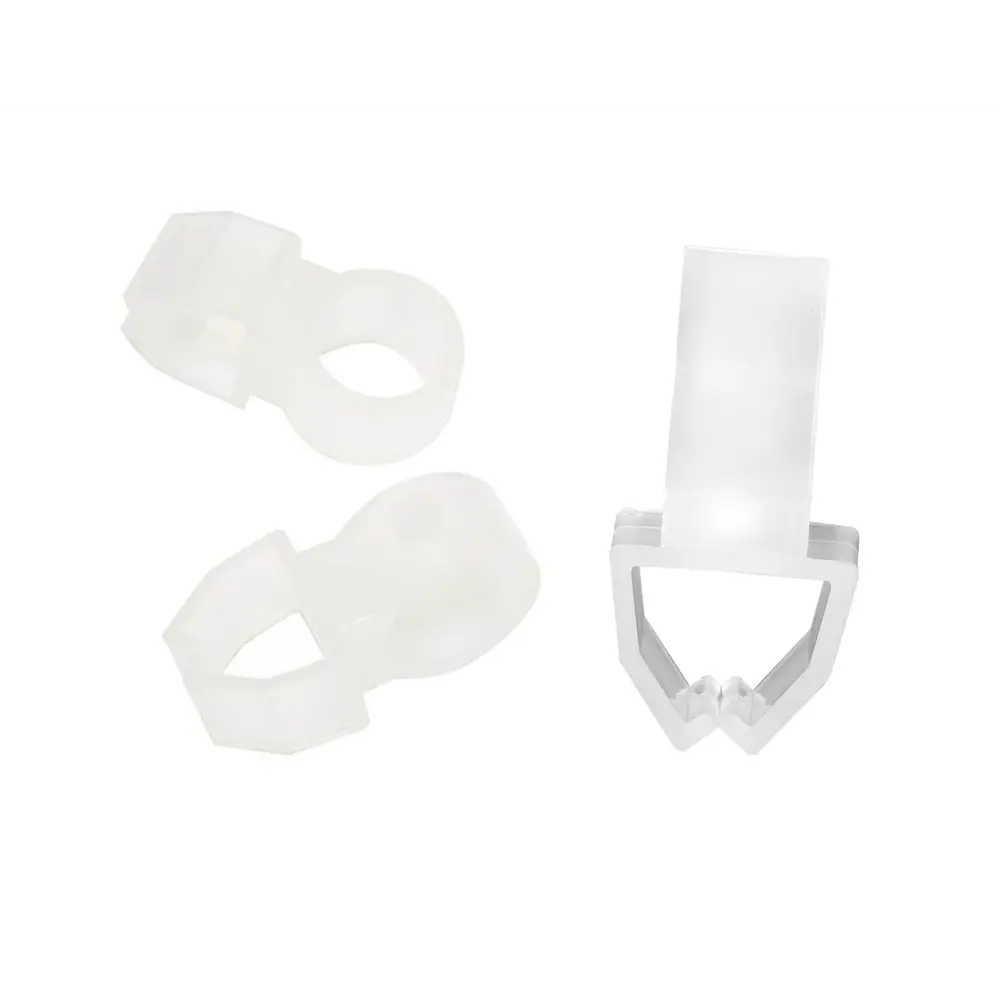 Кронштейн для штанги Domlegrand Кантри пластик цвет прозрачный 4 см 2 шт STLM-2190172