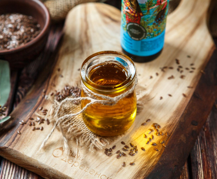 5618 Масло алтайское льняное Вкусляндия  - Вид №1