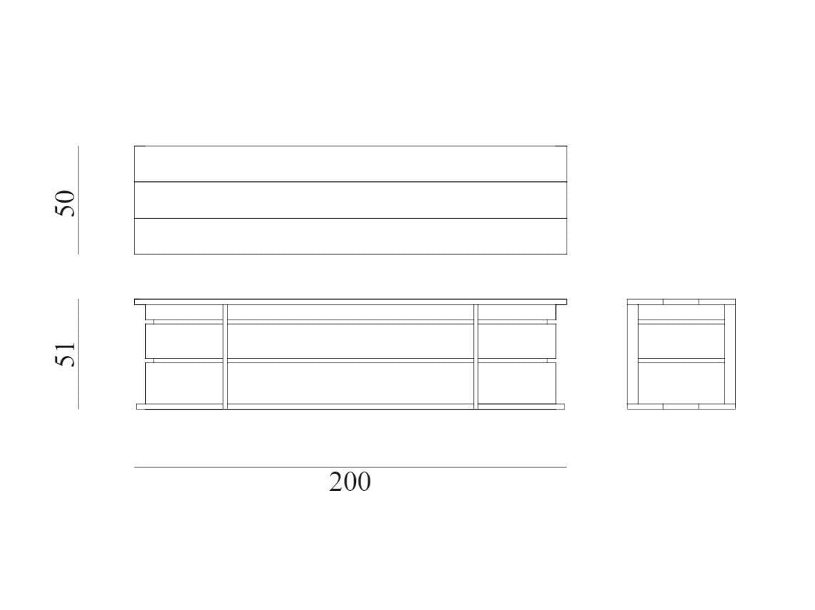 Мебель для садового контейнера из красного дерева Exteta Caprera ARCH-00111468 - Вид №9