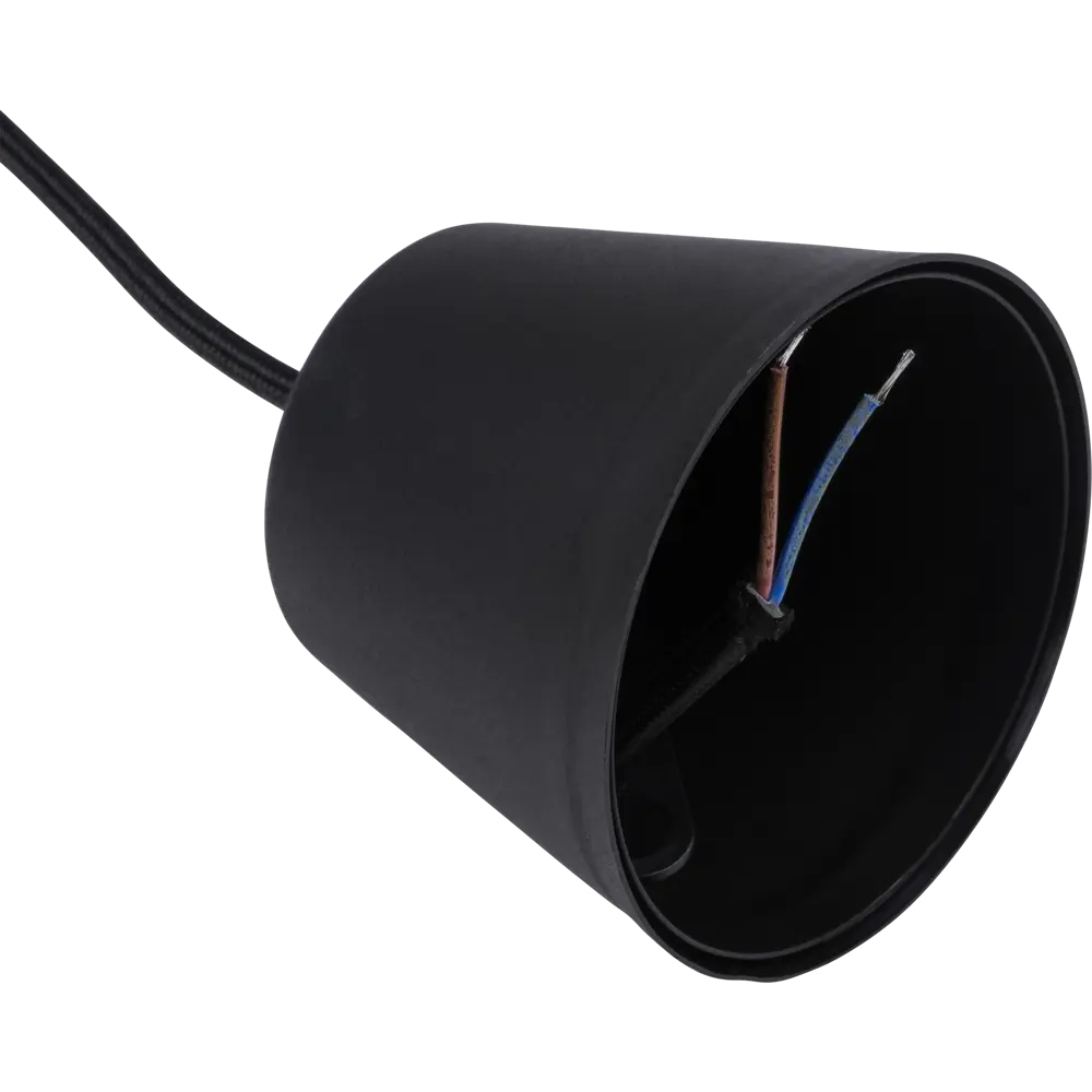 Патрон подвесной TDM Electric для ламп Е27 с кабелем 1 метр черный 84833436 STLM-0055819 - Вид №5