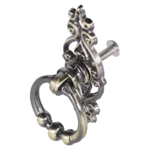 Мебельная ручка-кнопка античная бронза