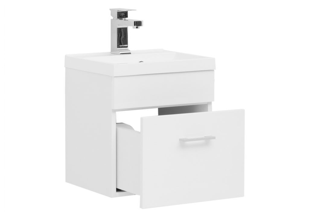 Тумба с раковиной Aquanet Нота NEW 40 белый 0015913700204094 - Вид №1