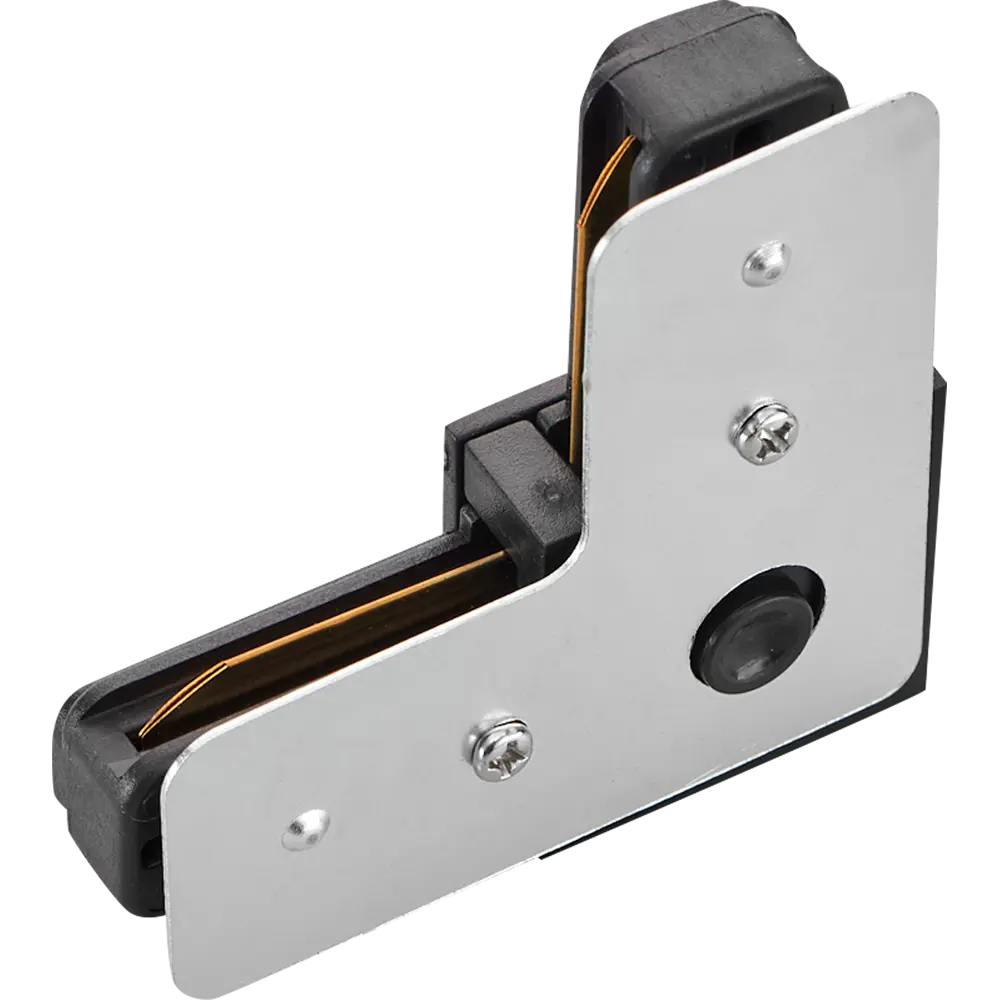 Коннектор для соединения трековых шинопроводов угловой Wolta WTL-AC/01B, цвет белый STLM-2115860 - Вид №1