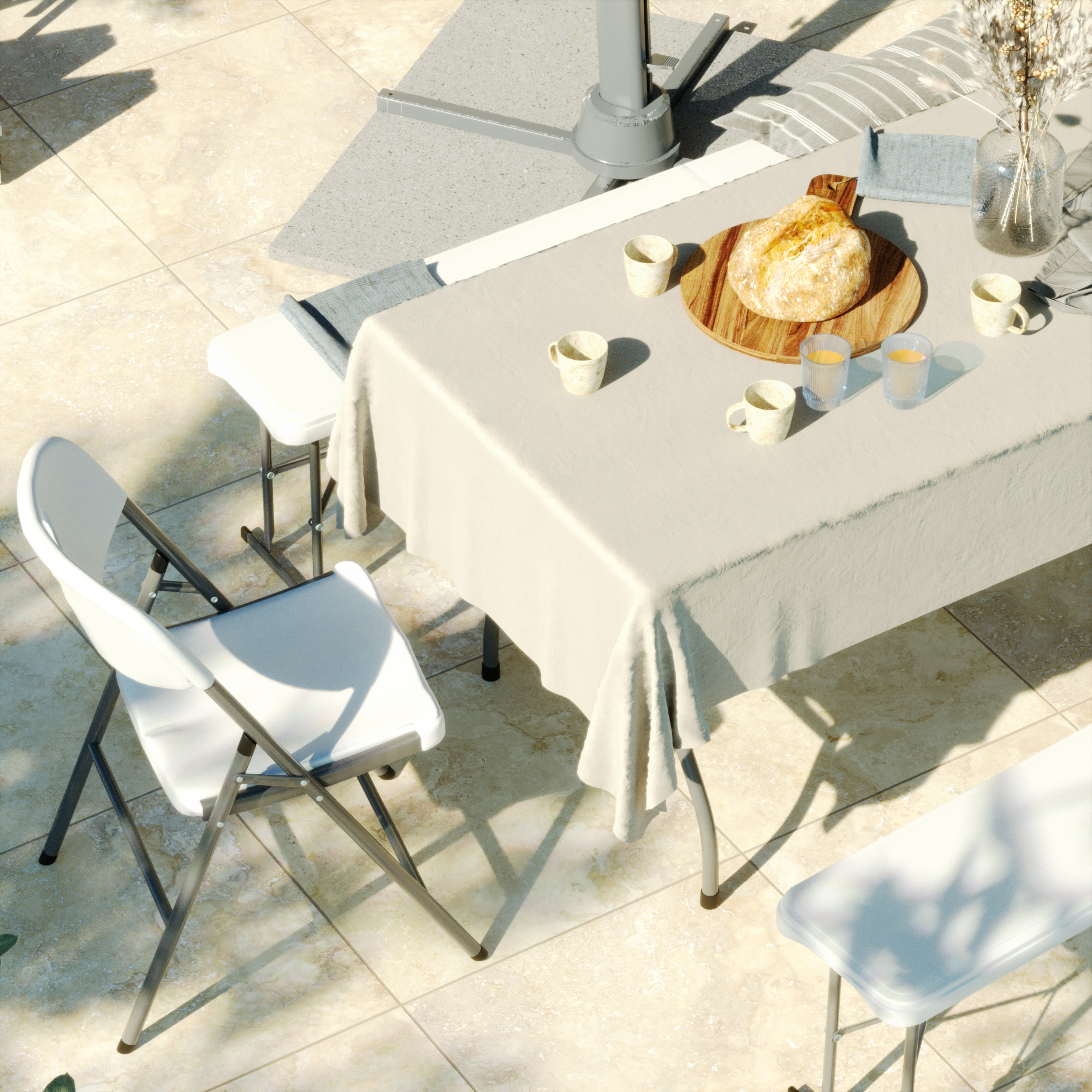 Santreyd Складной садовый стол для террасы и дачи 83963825 STLM-0045486 - Вид №17