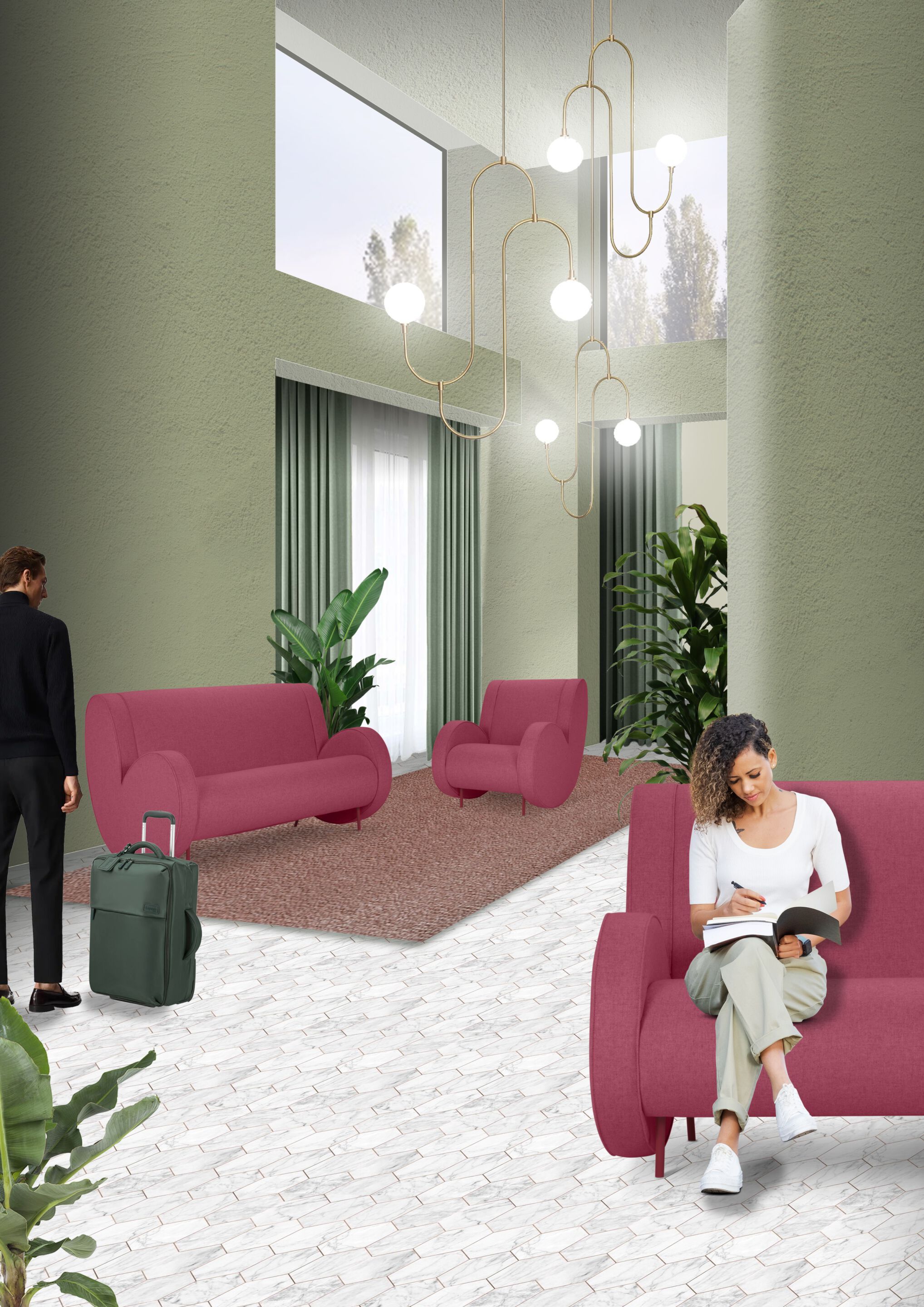 2-местный пенополиуретановый диван Adrenalina ARCH-00031064 - Вид №6