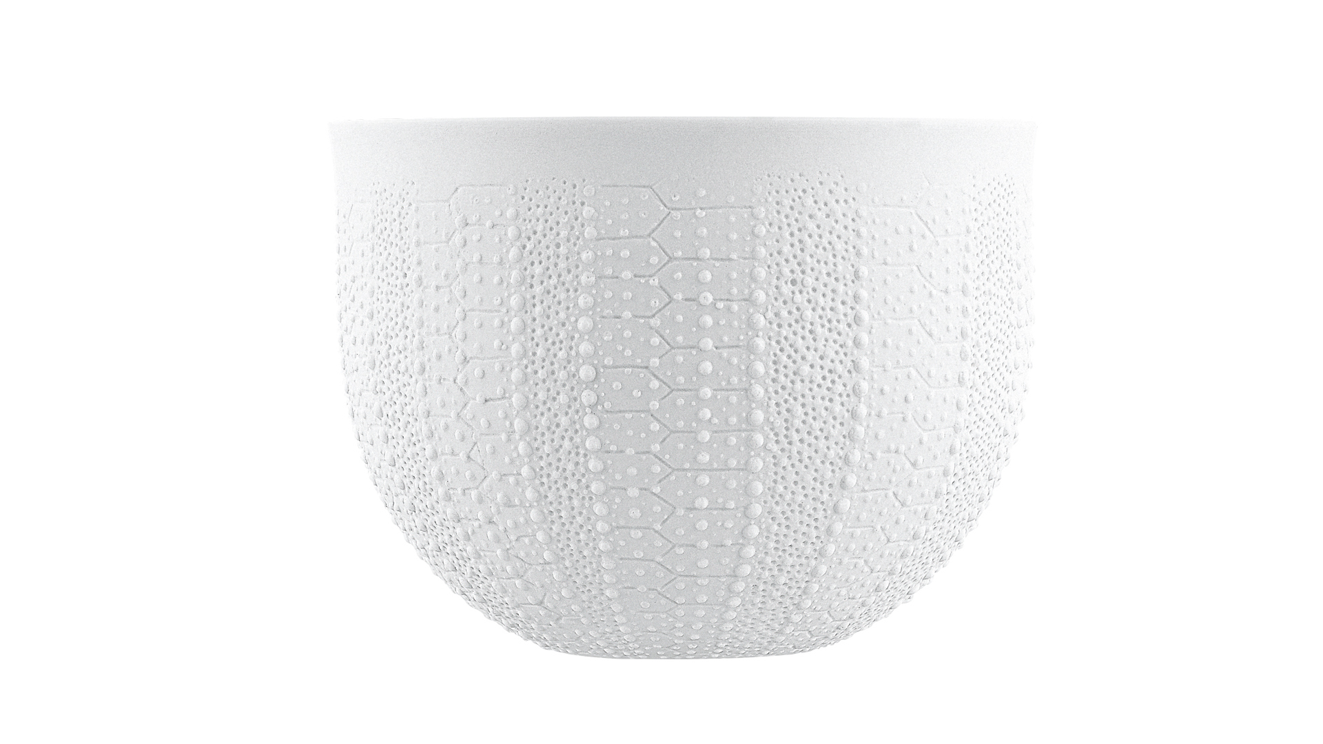 10605163 Furstenberg Чаша для завтрака с блюдцем Furstenberg "Морской еж" 300мл (белая) Фарфор  - Вид №1