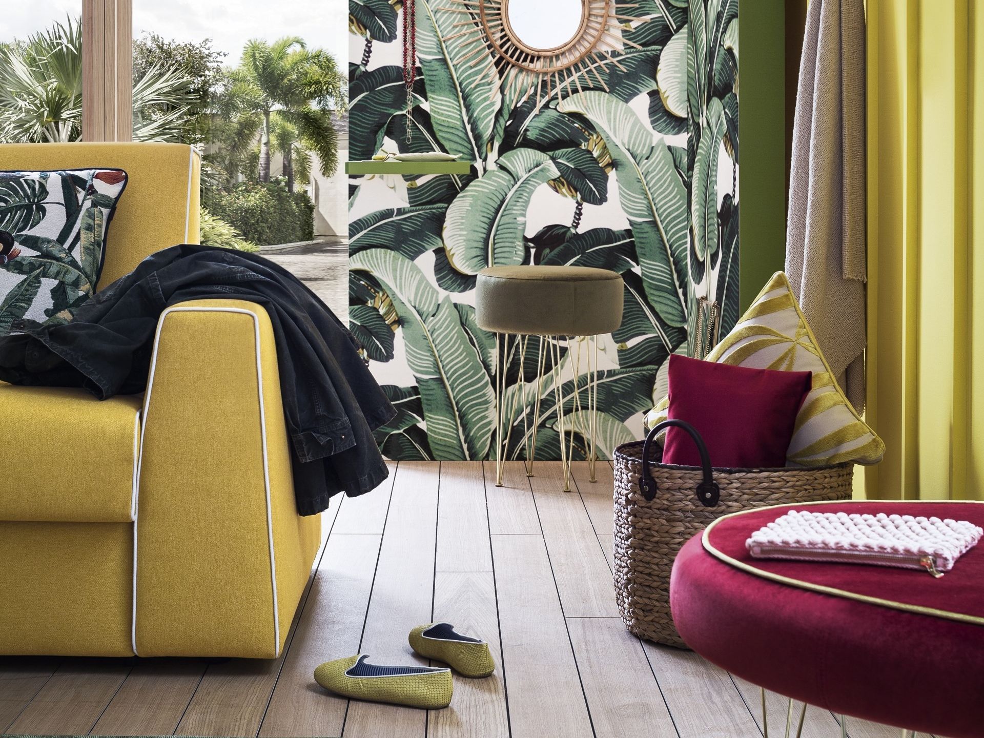 Двуспальный диван-кровать из ткани Felis Day &amp ARCH-00038138 - Вид №4