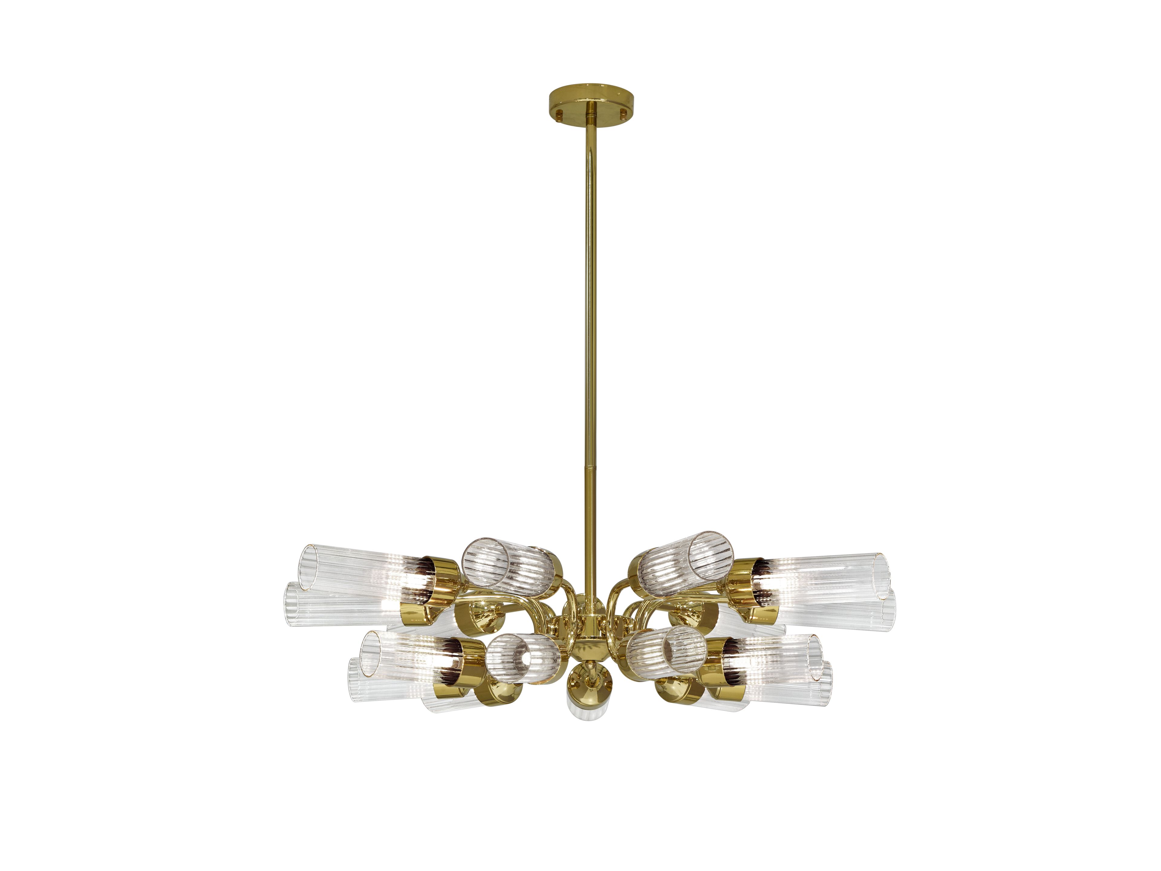 Подвесной светильник из нержавеющей стали и стекла K-Lighting Tubes ARCH-00125422