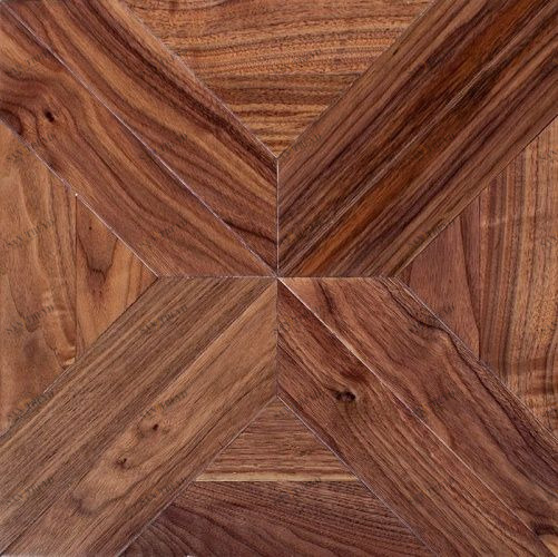 Модульный паркет Marco Ferutti Castello Castello Орех американский Натур (Гладкая) 450х450 мм 2600600050