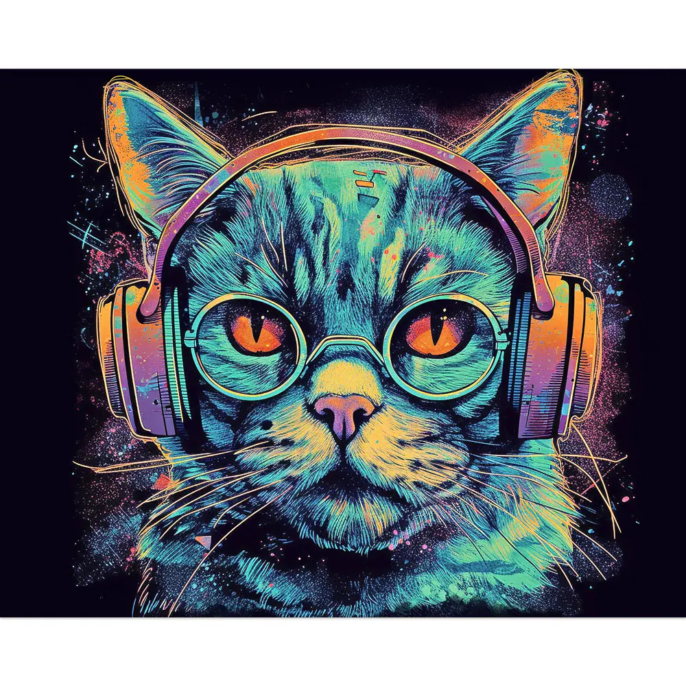 Картина на холсте Постер-лайн Меломан 40x50 см STLM-2002677