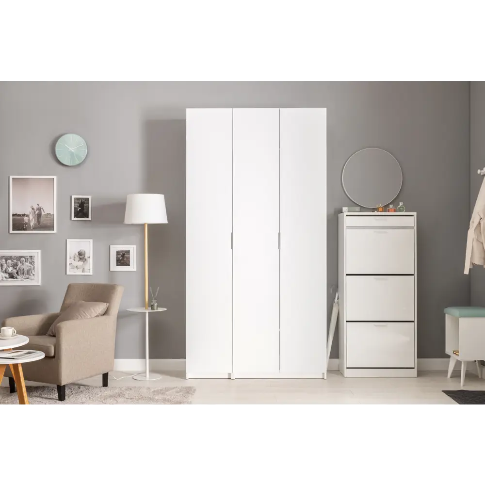 Дверь Лион 39.6x225.8x1.8 см ДСП цвет белый Santreyd STLM-2070098 - Вид №11