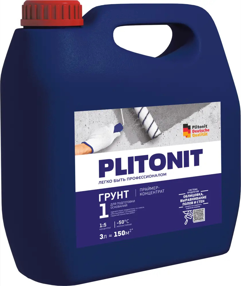 90344584 Грунтовка концентрат Plitonit Profi 3л STLM-0193361