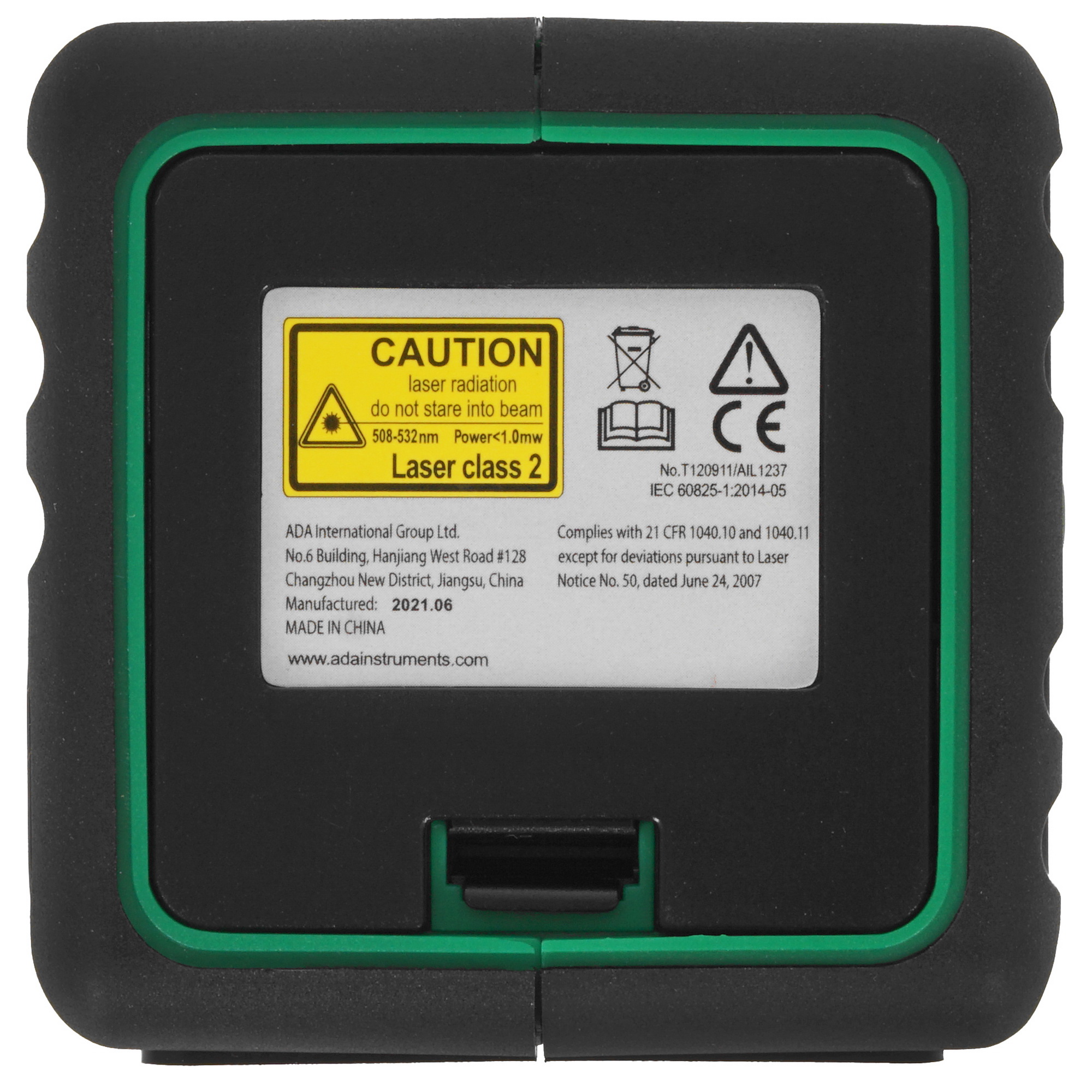 Лазерный нивелир ADA Cube 3d Green Professional Edition 8128414 STDN-0072198 - Вид №4