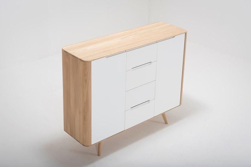 Gazzda Комод из дуба с распашными дверцами с ящиками Ena sun-id-1516270 - Вид №4