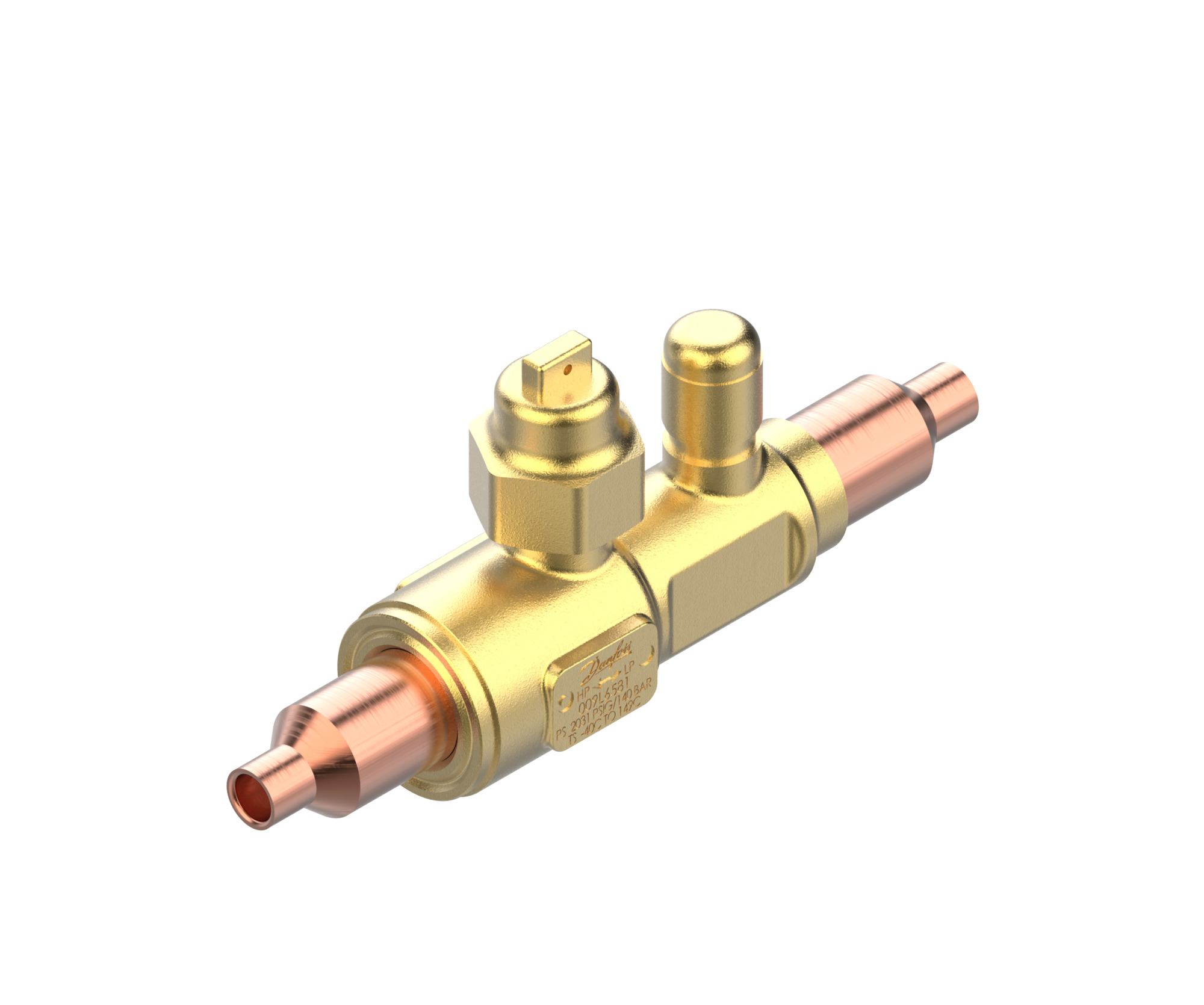 Danfoss GBCT — Запорные шаровые краны для CO2 140 бар GBCT 12s Кран шаровый 009L6585  - Вид №14