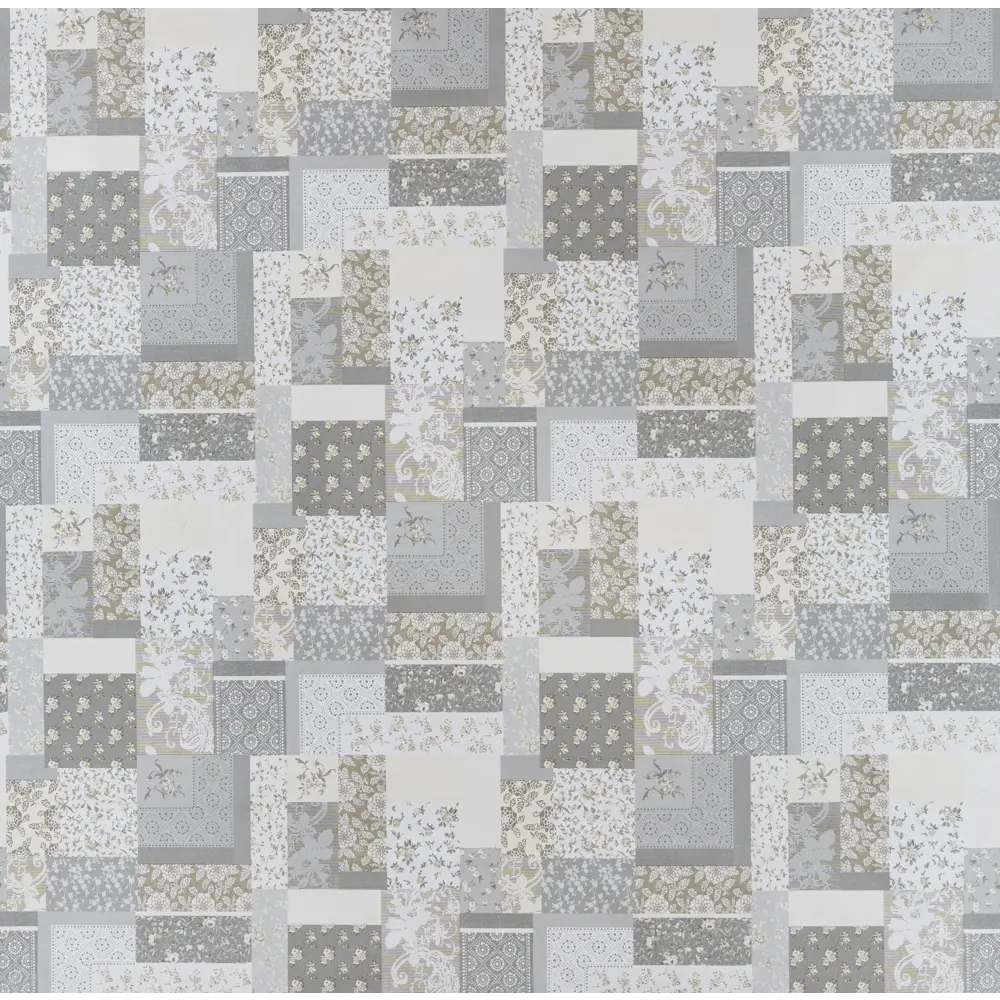 Скатерть Пэчворк 444-1 квадратная 137x160 см цвет бежевый Santreyd OXFORD STLM-2141690 - Вид №3