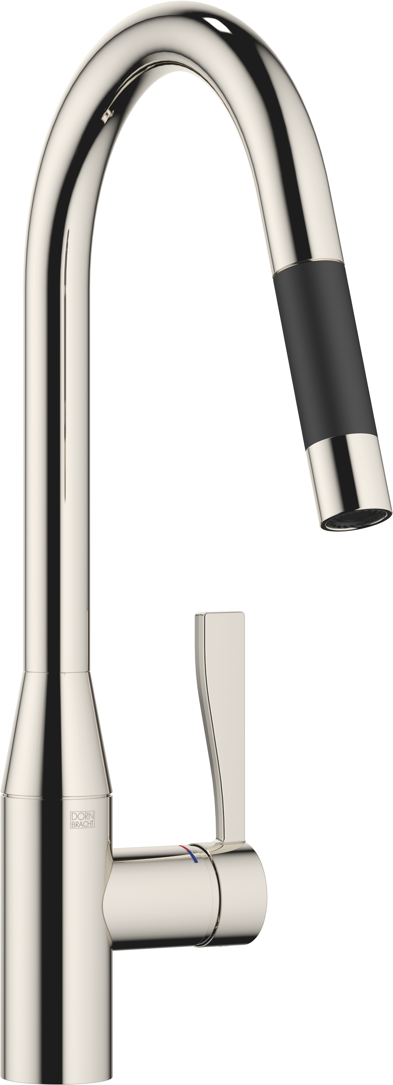 SYNC Смеситель однорычажный Поворотный с функцией струи - Платиновый