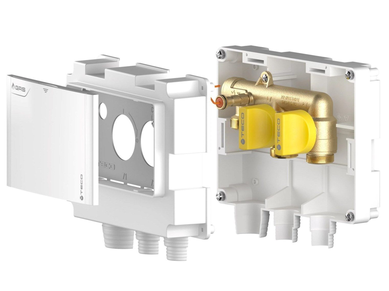 Двухпозиционный газовый коллектор с несколькими отсеками TECO ARCH-00056607 - Вид №1