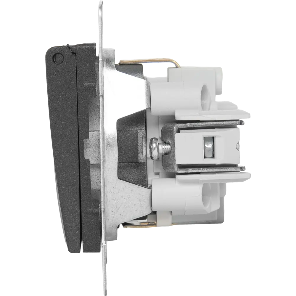 Розетка влагозащищенная GUSI Electric с крышкой графит 84695693 Ugra STLM-0053793 - Вид №3