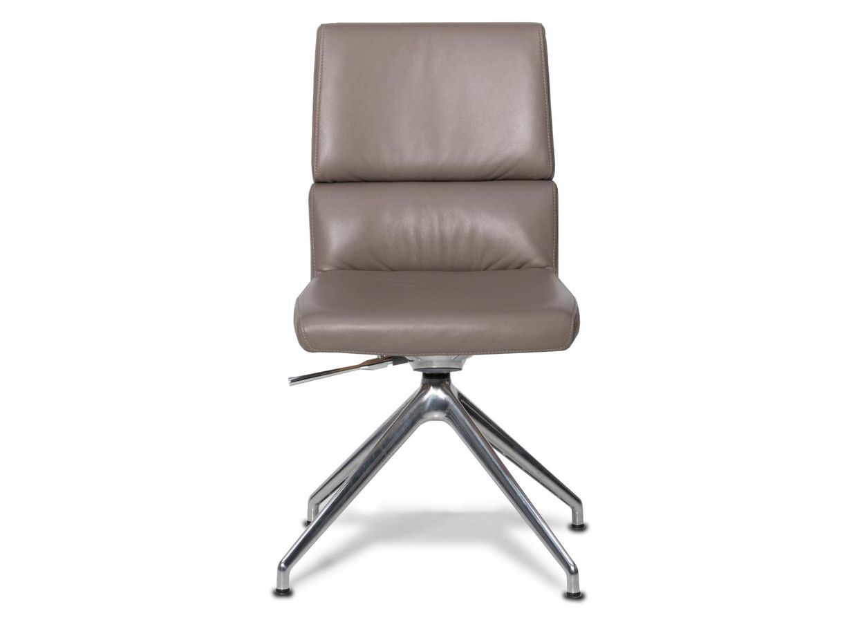 Кожаное вращающееся офисное кресло с регулируемой высотой на насесте de Sede DS-414 ARCH-00138173 - Вид №1