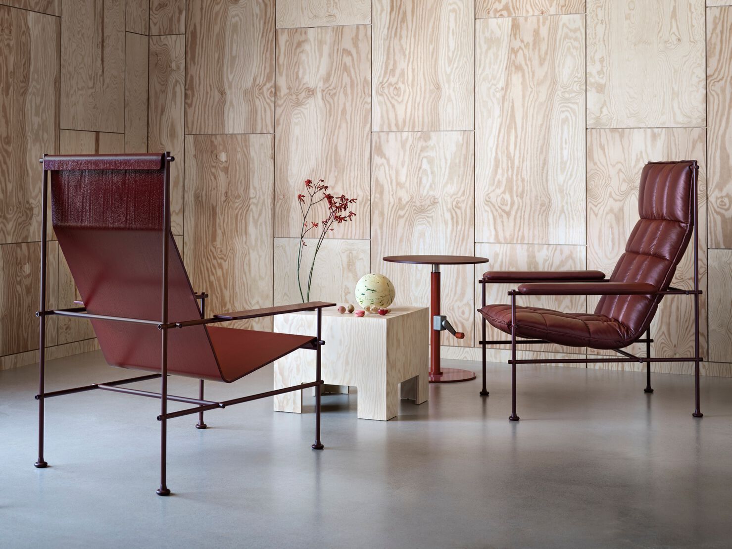 Стальное и деревянное кресло с подлокотниками Bla Station VILLHEM ARCH-00129224 - Вид №5