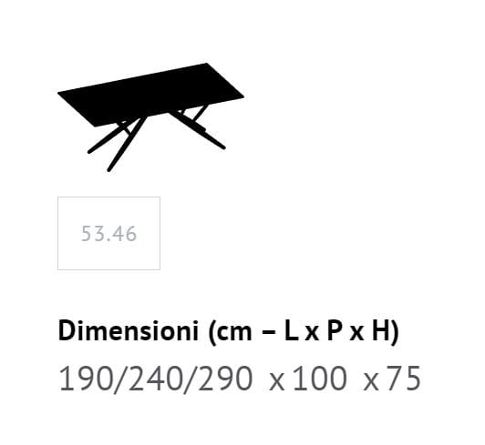 Обеденный стол из нержавеющей стали и SuperMarmo Bontempi Casa BRIDGE ARCH-00133950 - Вид №19