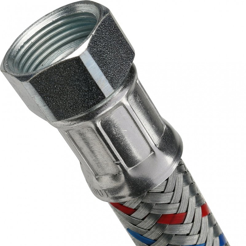 Гибкая подводка для воды ВР 3/4 х ВР 3/4 STOUT - 500 мм SHF0305182020 - Вид №1