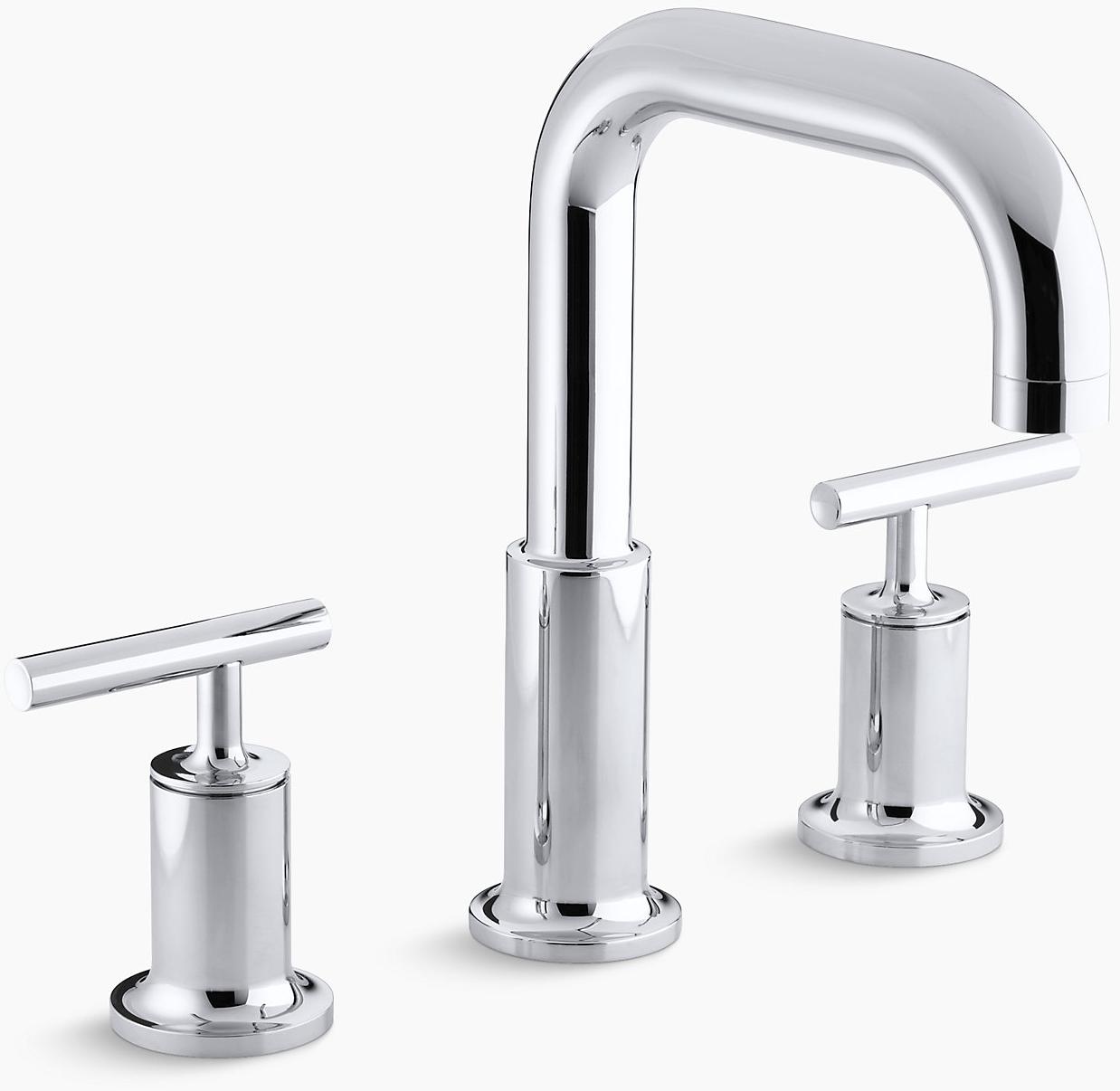 K-T14428-4-BL Смеситель KOHLER Матовый черный  - Вид №1