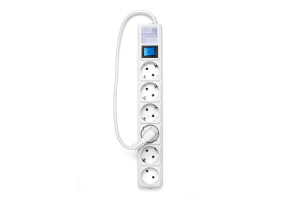 15888994 Фильтр-удлинитель PC 0,5м 6р, бел. 16А/3,5кВт SPG(5+1)-16B-0,5М Power Cube