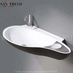 L235T0R1V4..205 Подвесная раковина настенная овальная A. e T. Italia SPOT белая