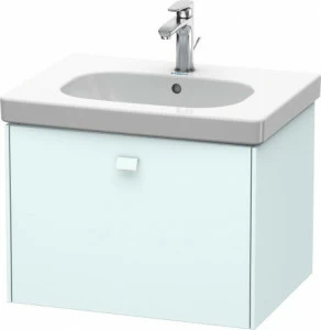 BR404500909 Тумбочка подвесная Brioso #BR4045 620 x 469 мм Светло-голубой матовый декор