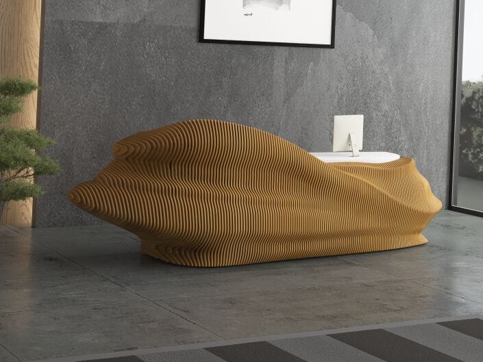 Стойка регистрации из фанеры MYWOODREAM LEON ARCH-00035133 - Вид №2