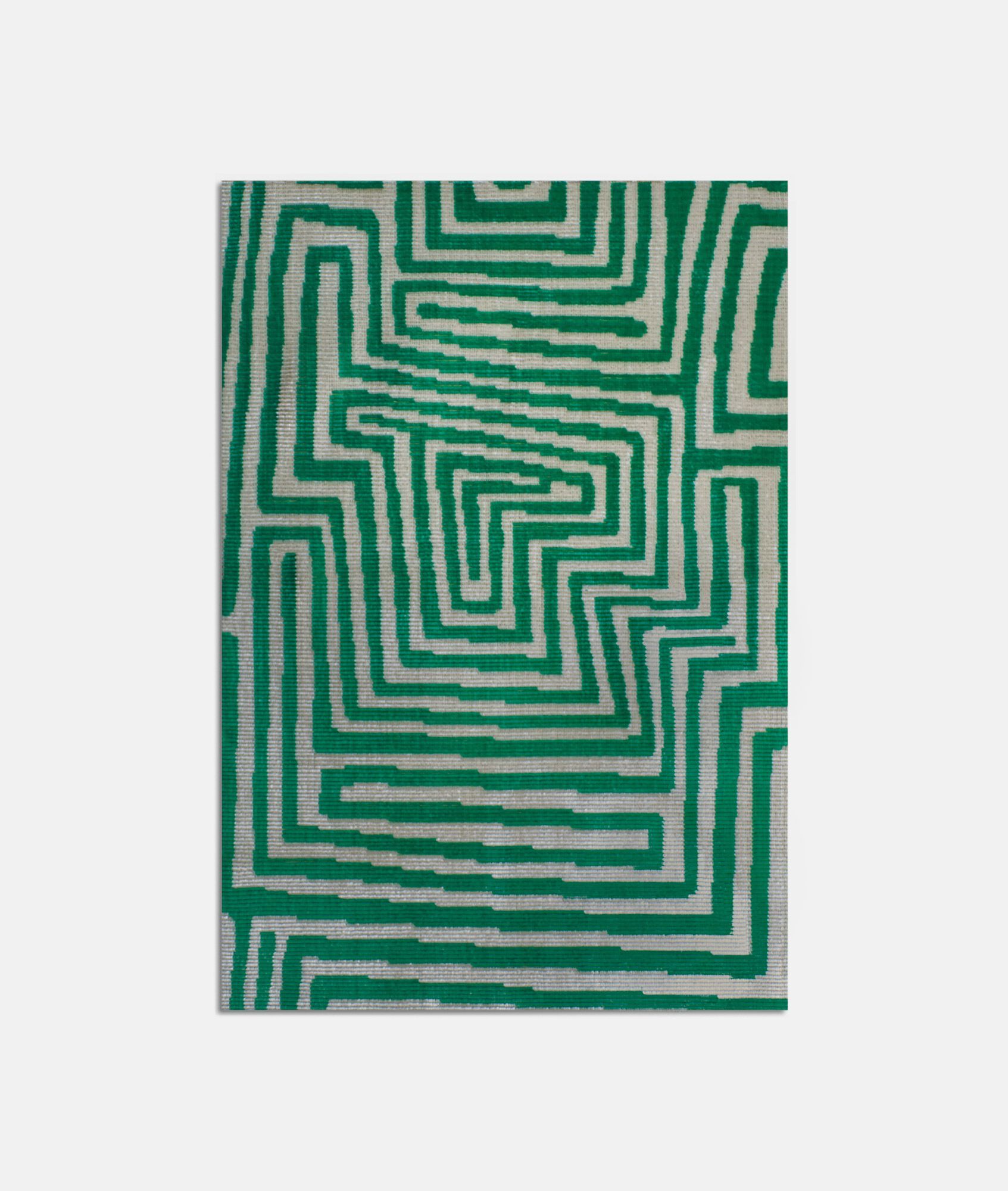 Жаккардовая обивочная ткань с графическим рисунком Dedar JAMU JUNGLE ARCH-00143599 - Вид №8